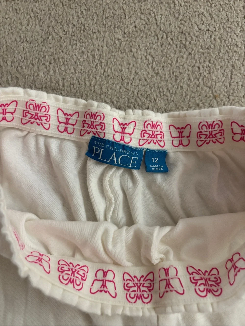 The children’s place girls white shorts